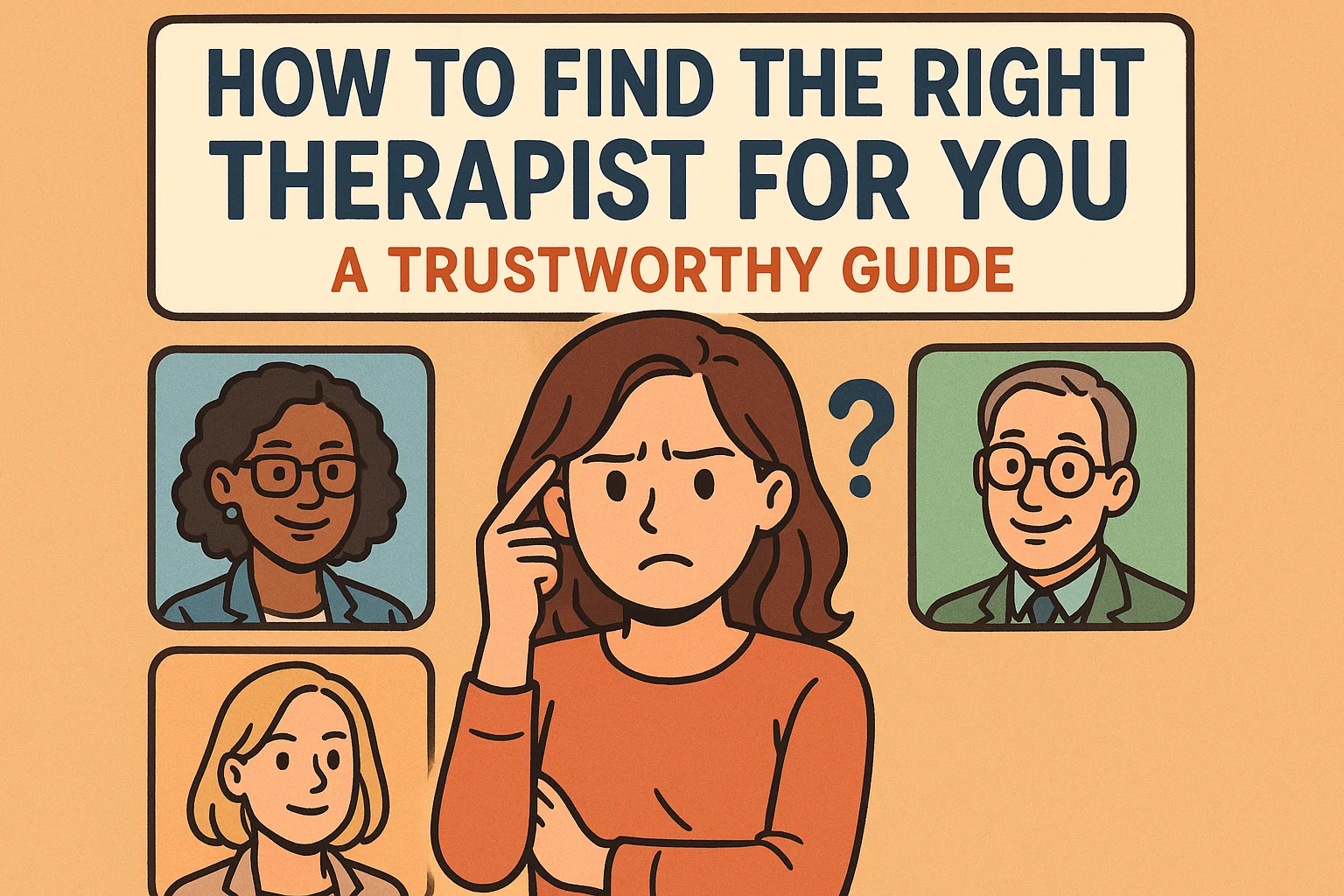 How to Find the Right Therapist for You: A Trustworthy Guide