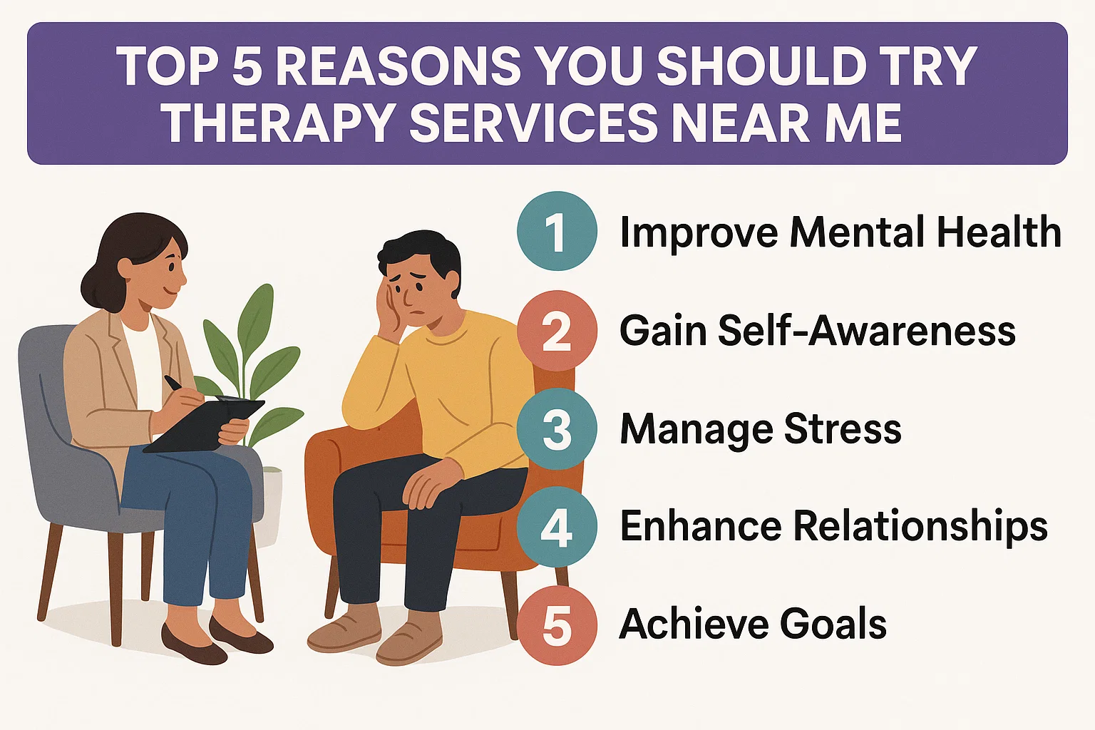 Top 5 Reasons You Should Try Therapy Services Near Me