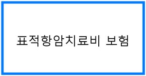 표적항암치료비 보험 보장과 선택의 A to Z